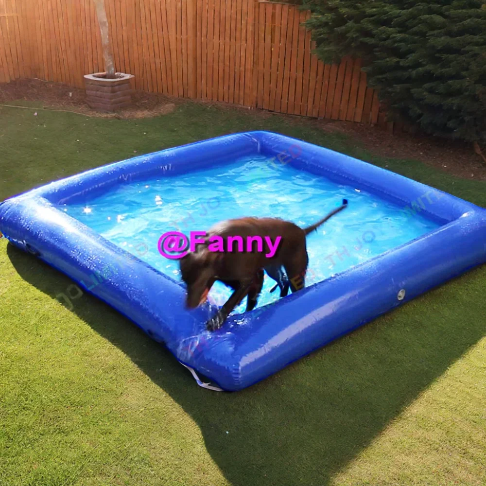 Premium PVC Inflatable Dog Swimming Pool with Free Air Shipping to Your Doorstep Commercial Grade Pet Water Pool for Sale