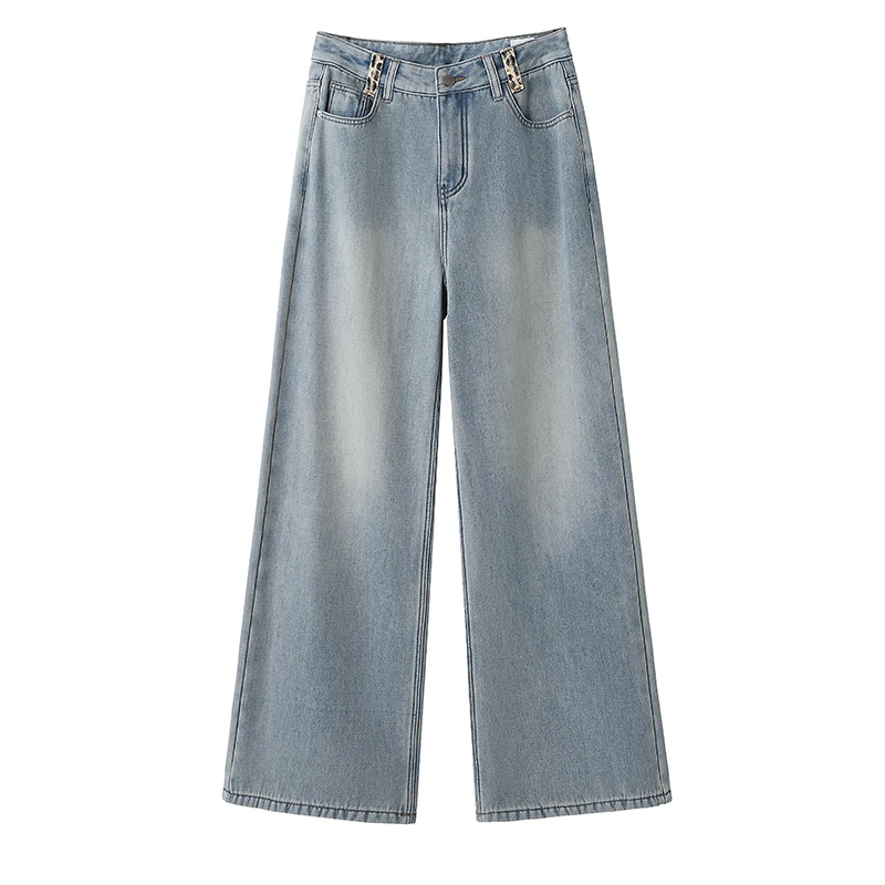 Women's Y2K Loose Jeans Casual Slim Fit Denim Pants Vintage Wide Leg Trousers Relaxed Baggy Jeans for Casual Wear