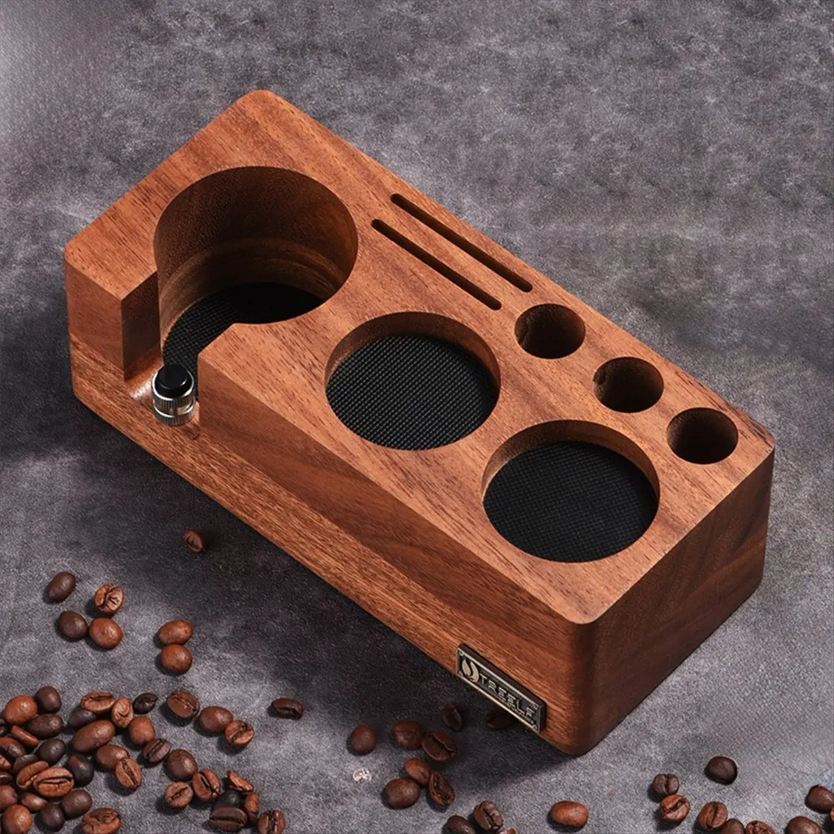 Coffee Powder Tamping Stand Coffee Machine Accessories Storage and Filling Stand Powder Distributor Stand Accessories B