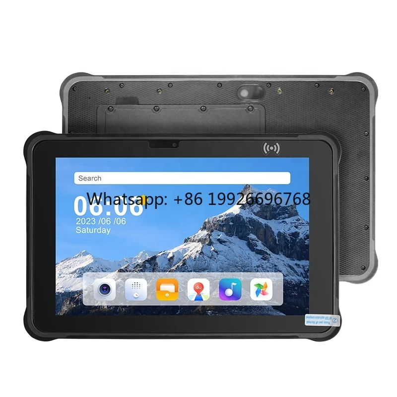 MTK 2D Barcode Android PC Tablet 4G RAM Fast Charging Shockproof Capacitive Screen Industrial WiFi GPS Handheld Panel New Rugged