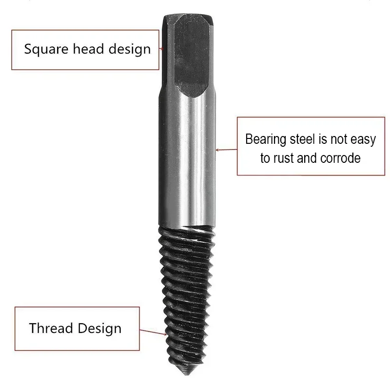 5/6/8Pcs Screw Extractor Center Drill Bits Guide Set Speed Screws Out Extractor Drill Bits Tool Broken Damaged Bolt Remover Tool