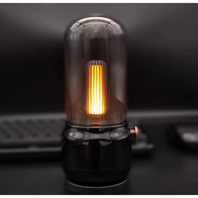 Pick-up Intelligent LED Candle Light Atmosphere Light Desktop Night   Creative Table Lamp Holiday Gift