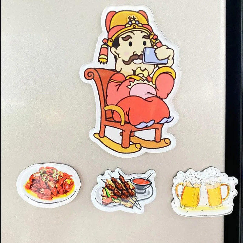 Magnet-Kühlschrankaufkleber Personalisierte DIY Cartoon-Haustierfotos LOGO Magnetische Kühlschrankaufkleber Benutzerdefinierte Auto-Magnetaufkleber Geschenke – Detail 2