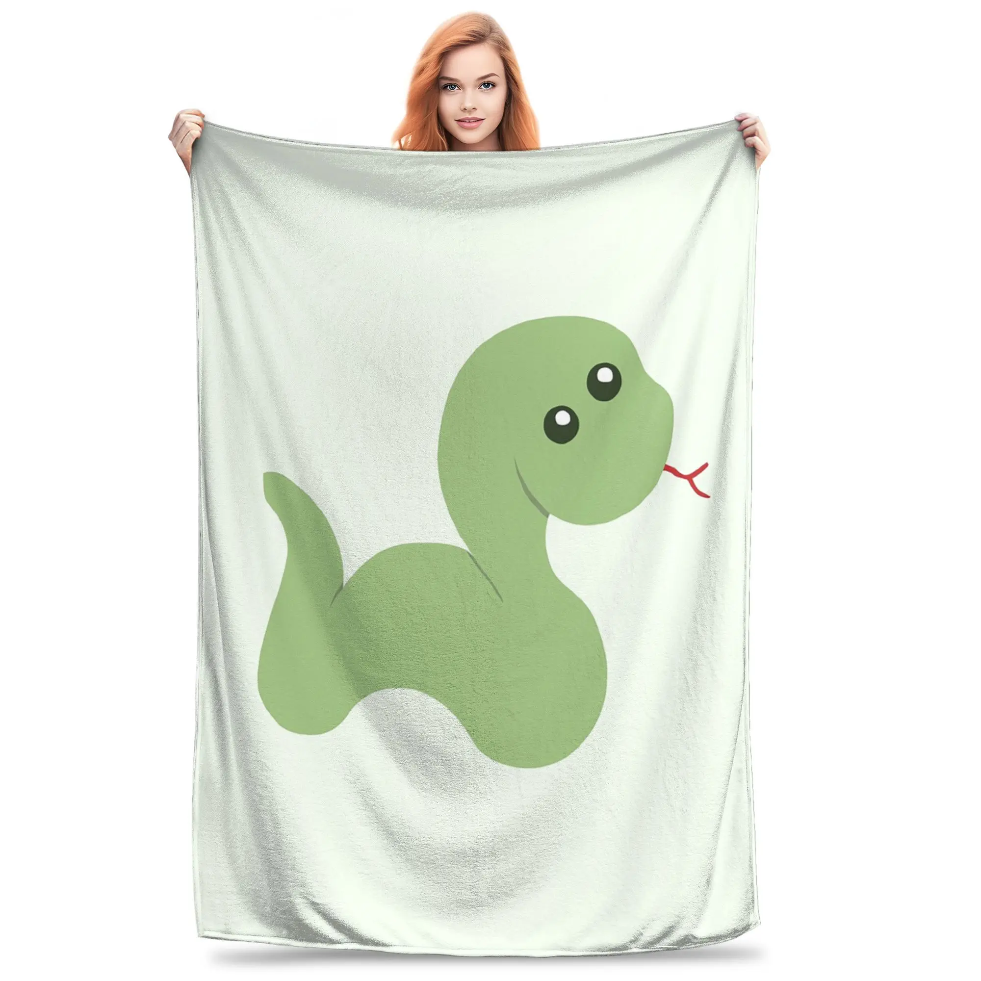 

Zodiac Snake Blanket Warm Flannel Sofa Throw Blanket for Home Bedroom Travel Throws Bedspread Quilt