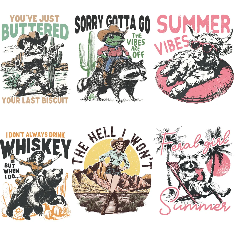 6pcs-adesivos-termocolantes-de-animais-estilo-cowboy-ocidental-para-camisetas-lavaveis-diy-decalques-de-roupa-com-slogans-de-verao