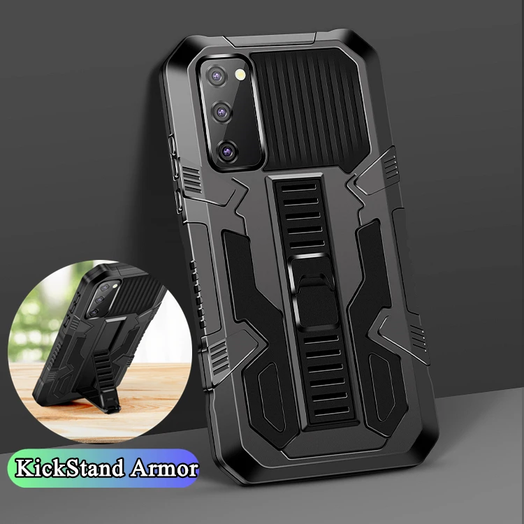 ShockProof Case For Realme 7 8 5 Pro 6 6i 5i 7i C3 C11 C12 C15 C17 Anti Shock KickStand Armor Case Cover For OPPO Reno 4 4F 5 2F