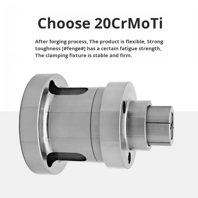 Hoge precisie op maat gemaakte CNC 36-type binnenste expansiehuls Draaibank binnenste steunarmatuur Achtertrekkracht voor 46-machine gereedschapsas