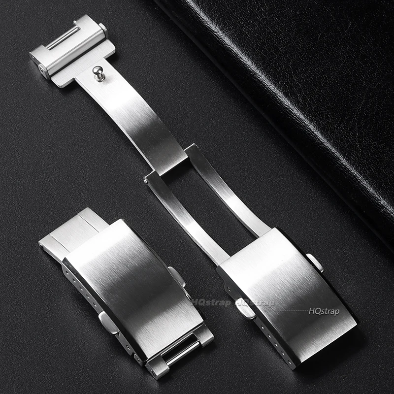 9X16mm Solid Stainless Steel Strap Buckle for Rolex Daytona Luxury Metal Clasps for Submariner Adjustable Band Deployment Clasp