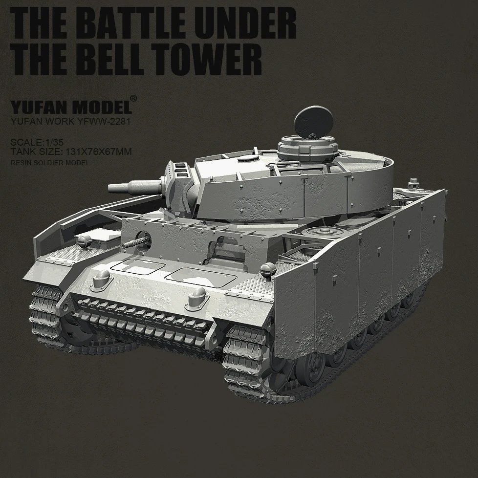 YUFAN MODEL 1/35 resin tank s figure model kits colorless and self-assembled YFWW-2281