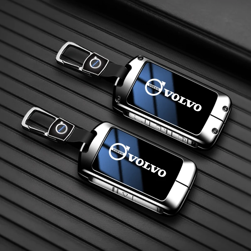 Gradient Car Key Case Cover Key Bag Shell For Volvo XC60 XC40 XC90 S90 V60 S60 V90 C40 Polestar 1 Polestar 2 Protector Accessory