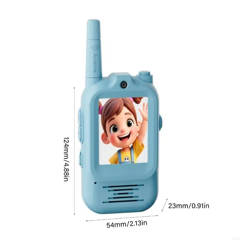 يقدم راديو الأطفال ذو الاتجاهين تصميمًا كرتونيًا لبطاريات ممتدة العمر وتشغيلًا سهلاً للتخييم المدرسي والأسرة A2UB