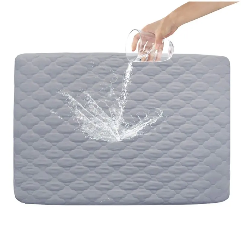 

Наматрасник ABGH-1 для детской кроватки - водонепроницаемый, стеганый, ультрамягкий, 39" x 27", с резинкой