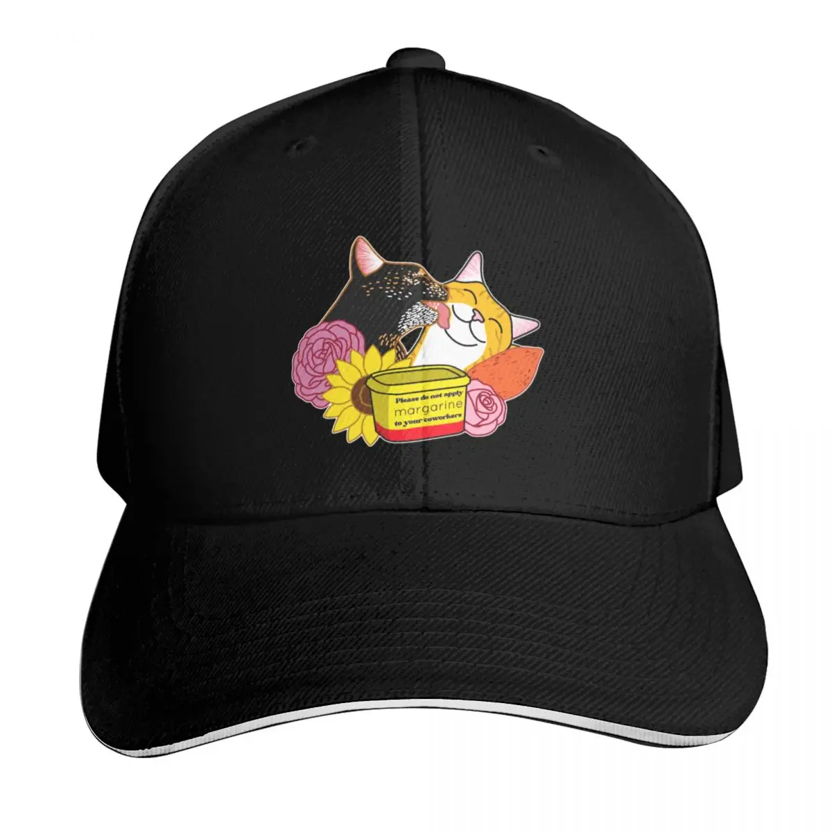 

Jean and Jorts [by Jesse Irwin Art] Baseball Cap Sun Cap black Male hat beach hat Female Men's