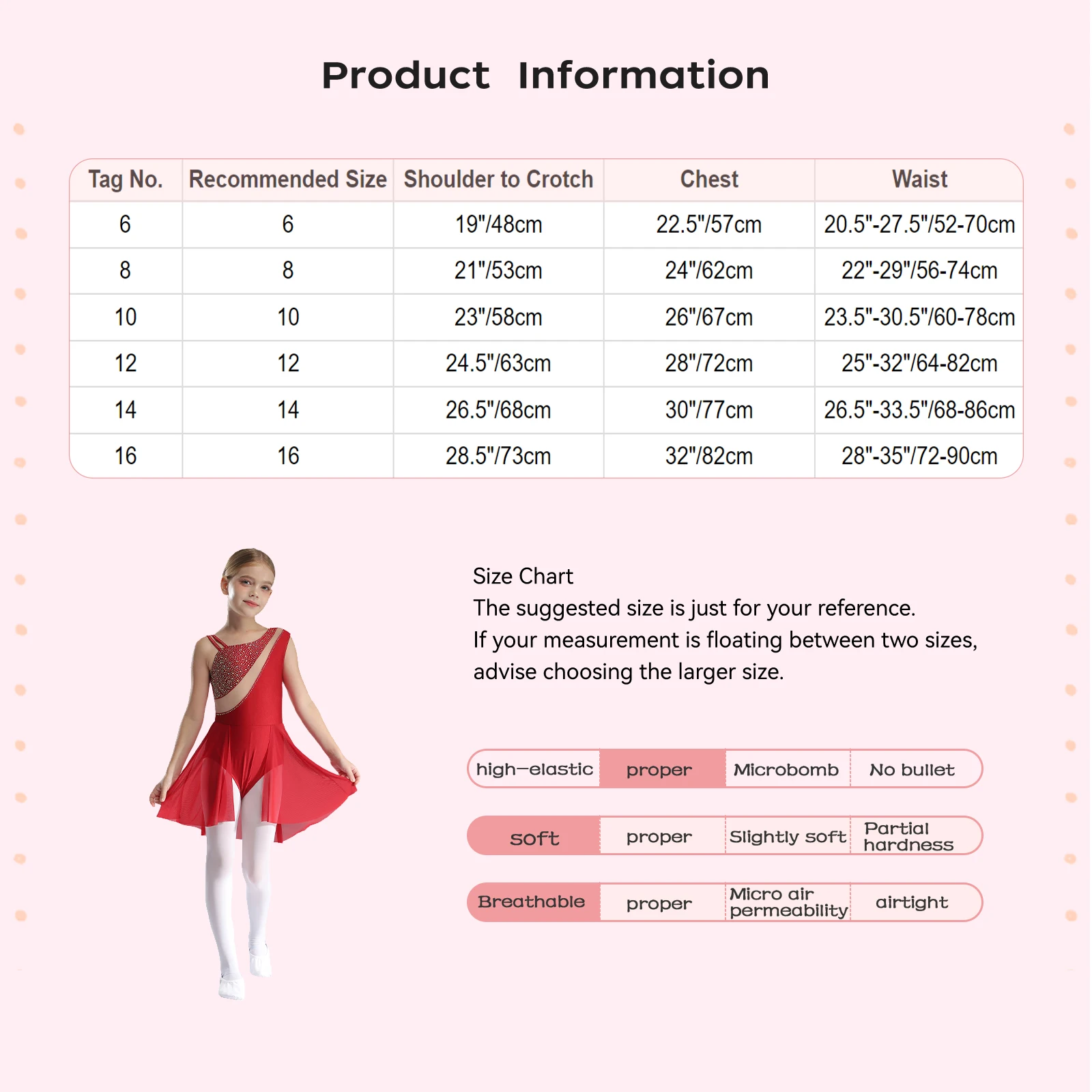 Kids Girls Lyrical Dance Costume Figure Skating Ballet Gymnastics Acrobatics Leotard Dress Sheer Mesh Shiny Rhinestone Bodysuit