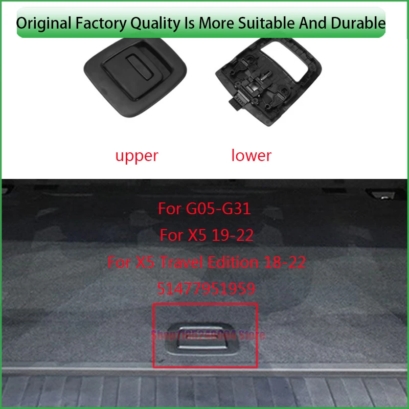 For BMW X5 G05 5 Series G31 2018-2022 Trunk Cargo Area Floor Mat Bottom Cover Protective Liner OEM Part 51477951959