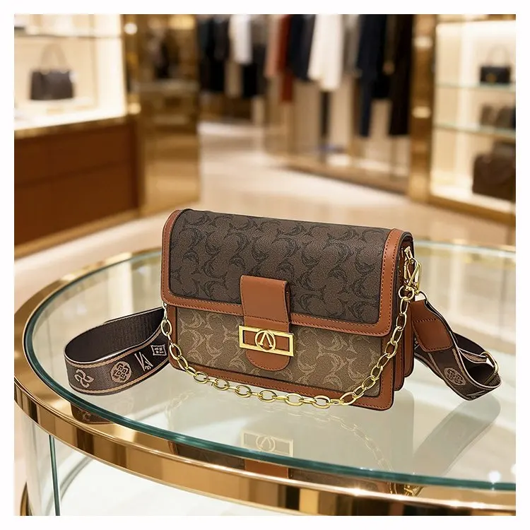 

Premium Travel Leather Ladies Bag Classic Vintage Paris Trendy Designer Bag High End Elegant Luxury Tote Bag Crossbody Messenger