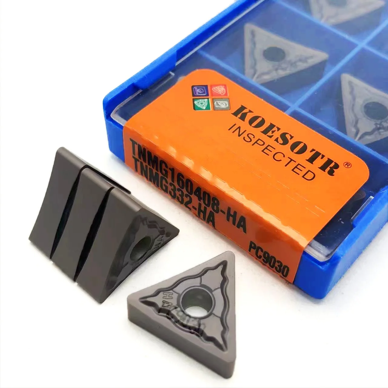 TNMG160408 TNMG160404 HA PC9030 triangle indexable carbide inserts high quality metal turning tools lathe tools turning tools