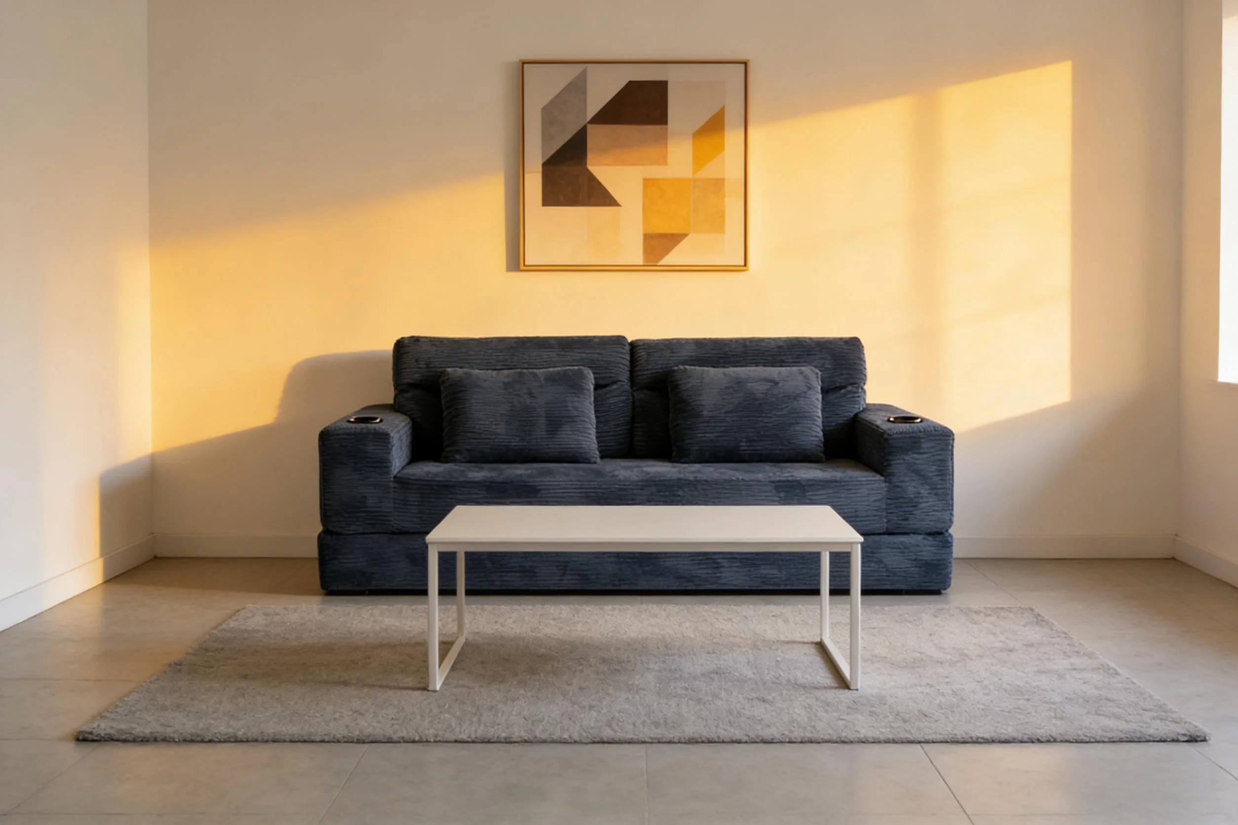 #Compressed Sofa Set Vacuum Packed Space-Saving Foldable Modular Extendable Boneless All-Sponge Modern Warehouse