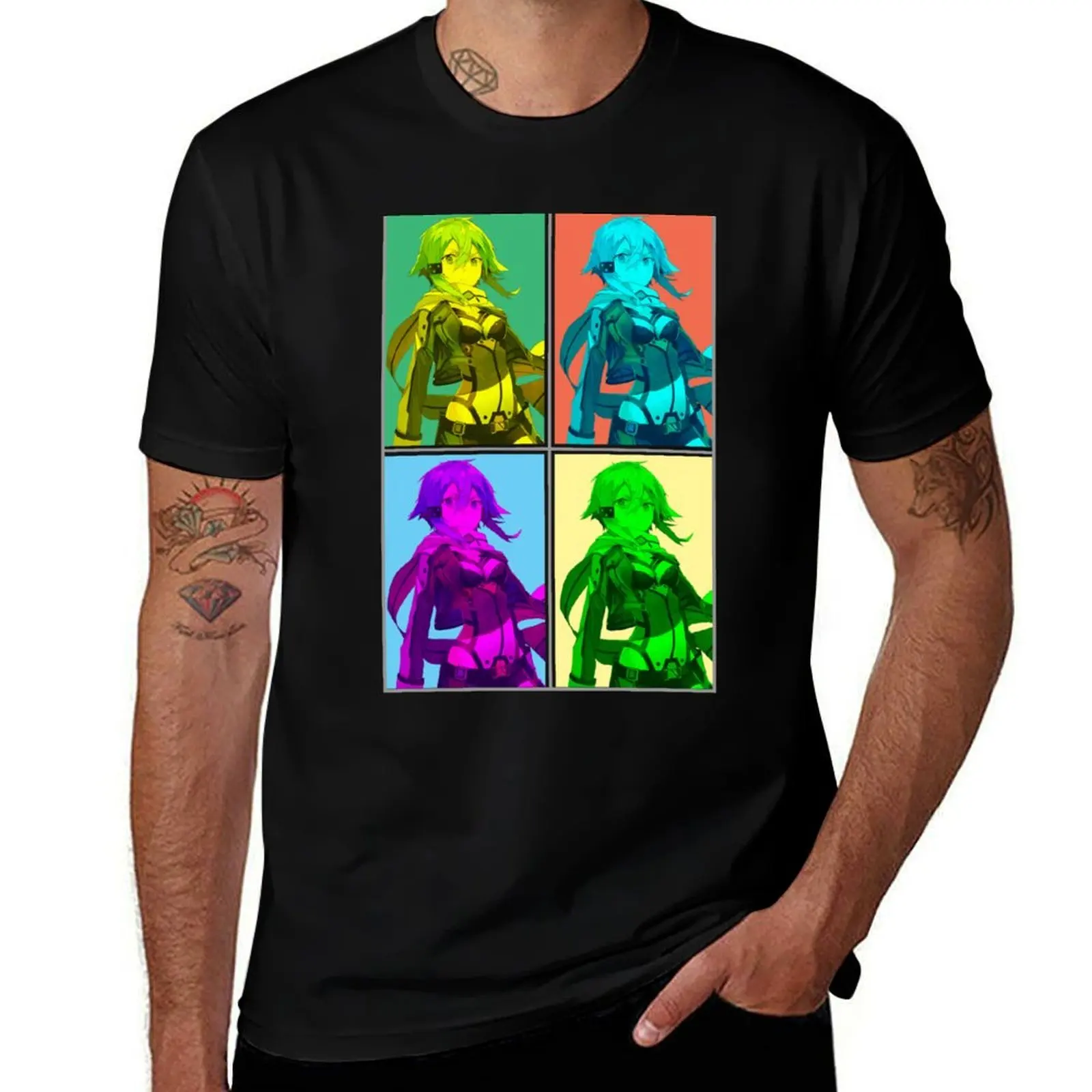 

Sinon Shino Asada RGB Mirror Design T-Shirt shirts graphic tees summer clothes valentines clothes topping shirts graphic tee men