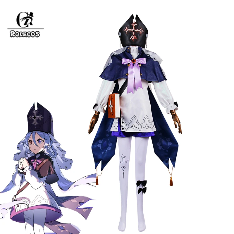 

ROLECOS Game Honkai Star Rail The Scribe Dubra Cosplay Costume The Ever-Flame Mansion Member Dubra Suit Halloween Party Dress