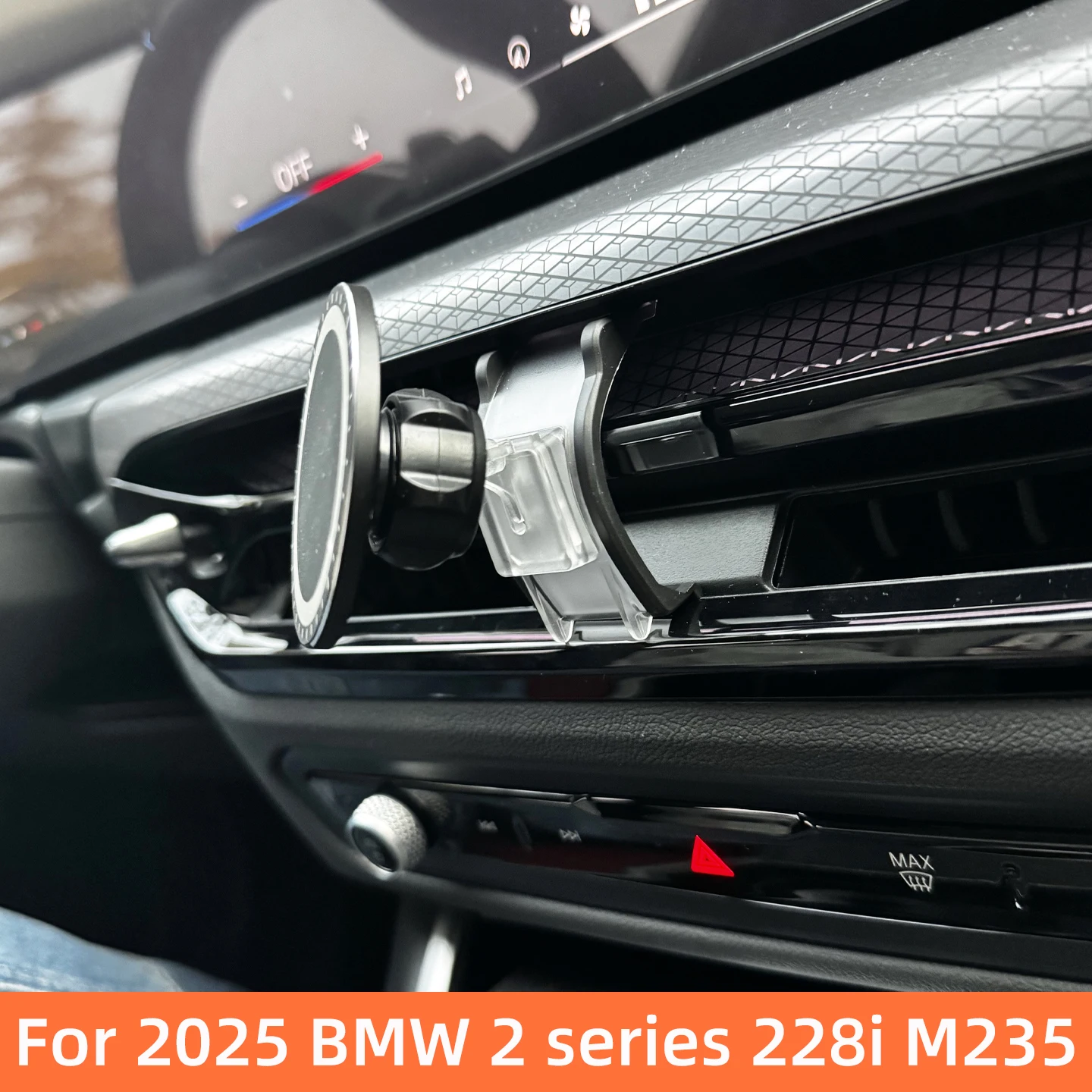 Car Phone Holder For 2025 BMW 2 3 4 Series Gran Coupe 228i/M235 Exclusive Base GPS Stand Magnetic Chargre Interior Accessories