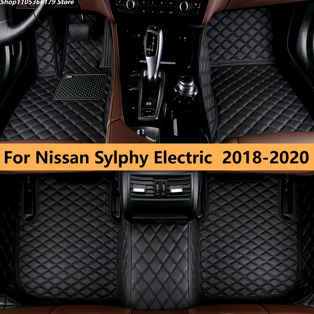 

Auto Floor Mats Fit For Nissan Sylphy Electric 2018 2019 2020 Car Foot Matts Rugs Vehicle Front Rear Row Full Set Carpet Pads