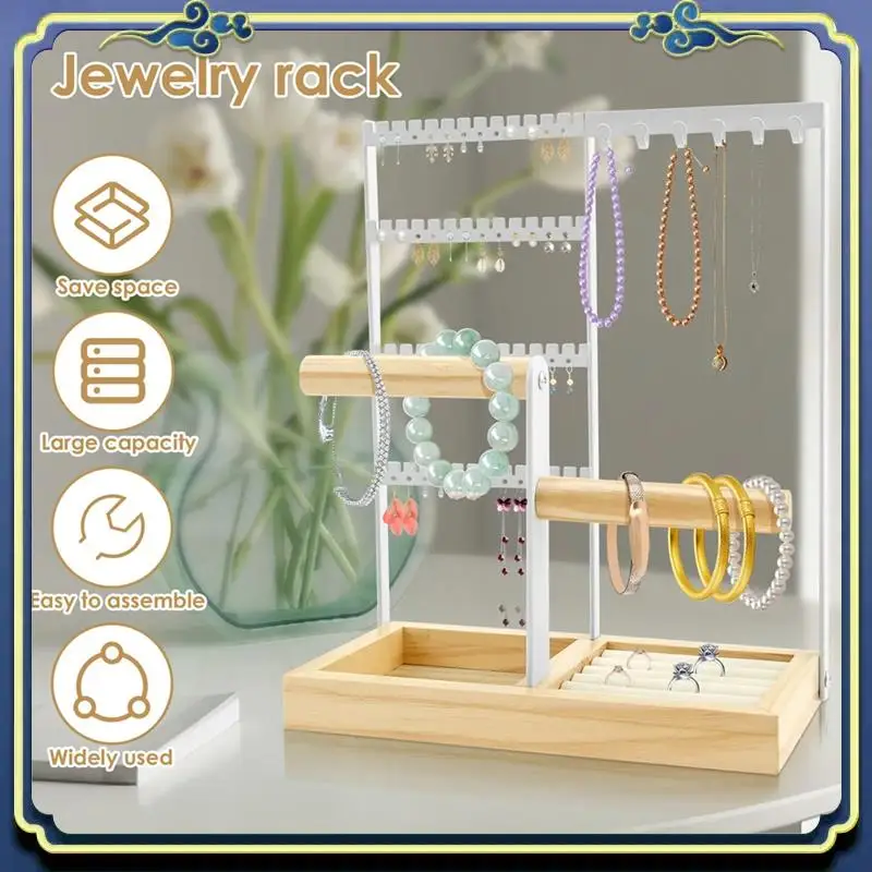 

A56P-4 Tier Jewelry Organizer Stand - Stable For Earrings, On Dressing Tables Countertops
