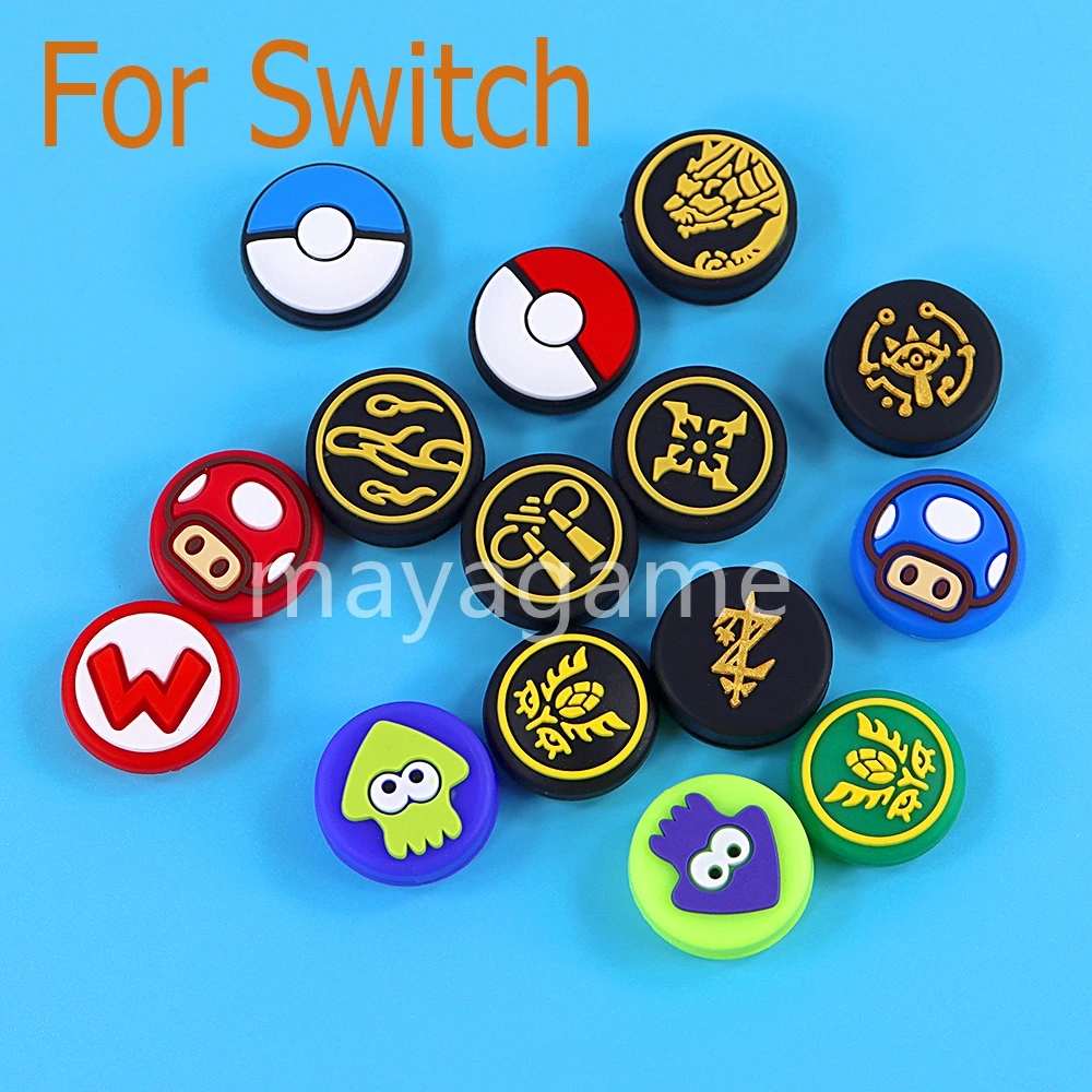 200pcs for Switch Thumb Stick Grip Cap Joystick Cover Case Controller Monster Hunter