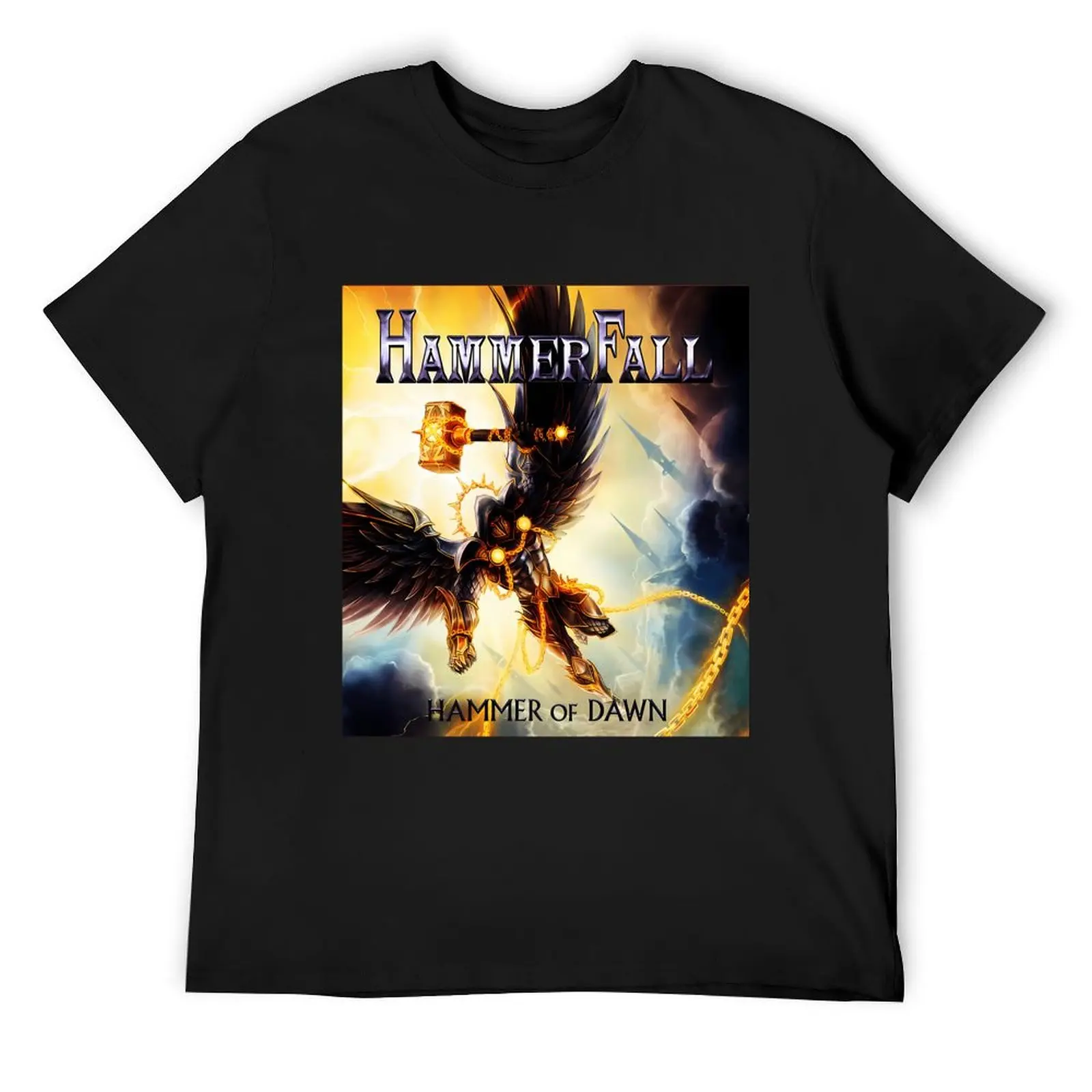 

HammerFall Heavy Metal Tour 2023 T-Shirt custom t shirt sublime anime shirt mens clothes