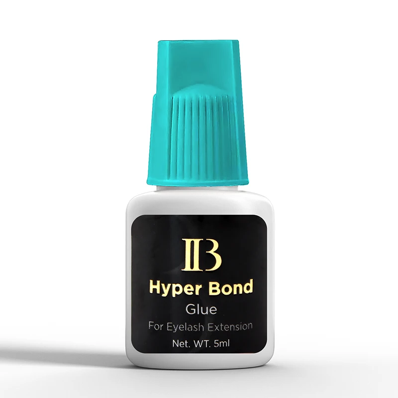 5ml Korea Original IB Ibeauty Hyper Bond Glue Cyan Cap Glue for Eyelash Extensions False Lash Glue 0.5s Fast Drying Makeup Tools