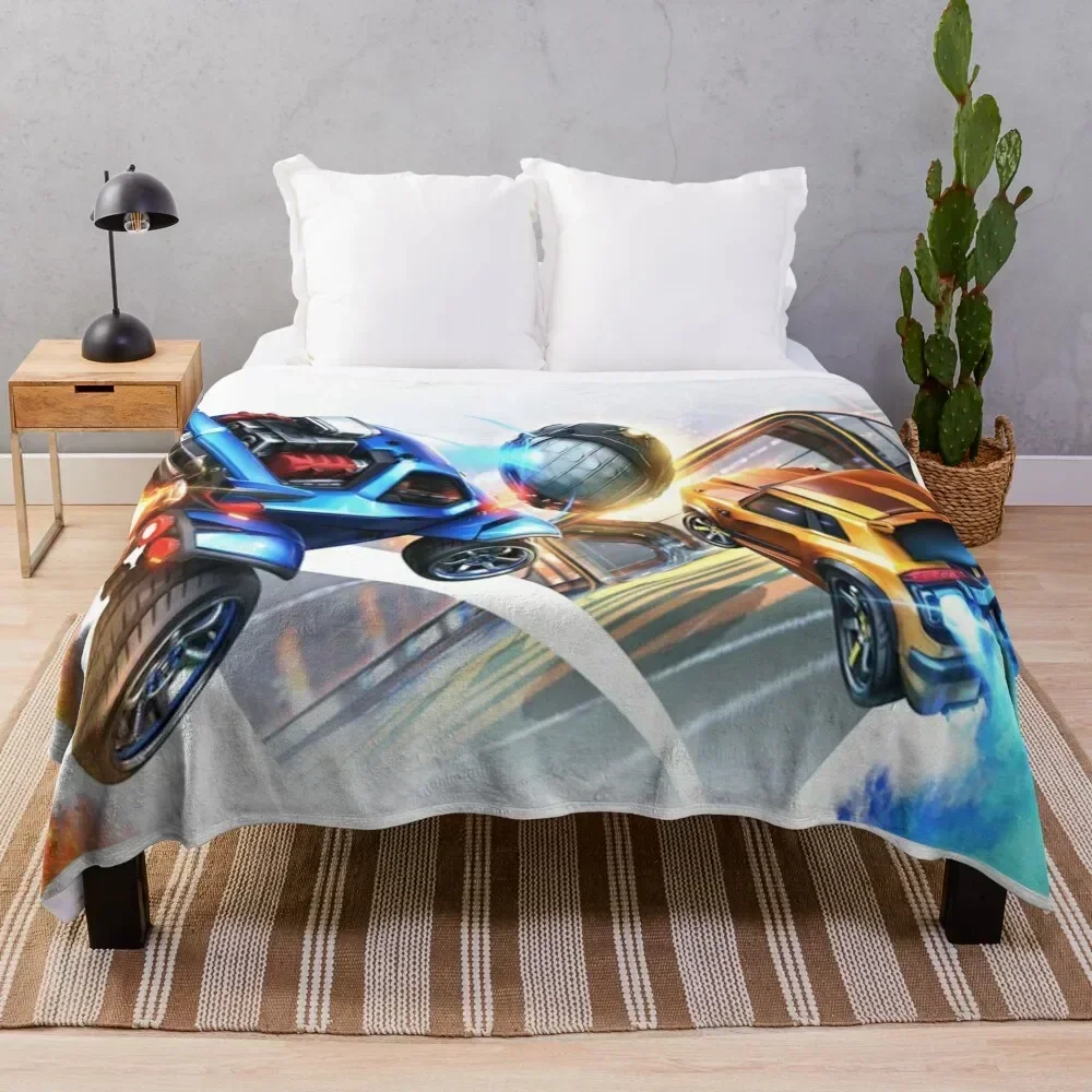 

Rocket Soccer Throw Blanket Elegant Warm Throw Blanket for Hotel Home