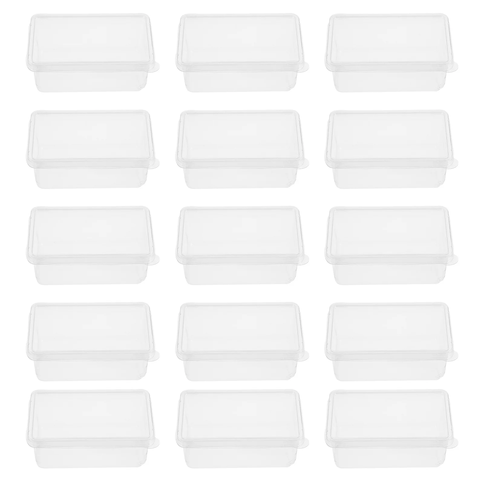 Scatole per tiramisù da 20 pezzi Custodie per torte Contenitori trasparenti per cupcake Coperchi Mousse Scatole trasparenti per bomboniere per alimenti