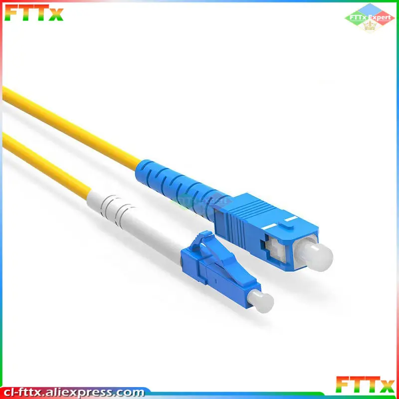 Cable de parche de fibra óptica, puente de fibra, Cable de parche óptico, Simplex 3,0mm SM Simplex, FTTH, LC UPC a SC UPC