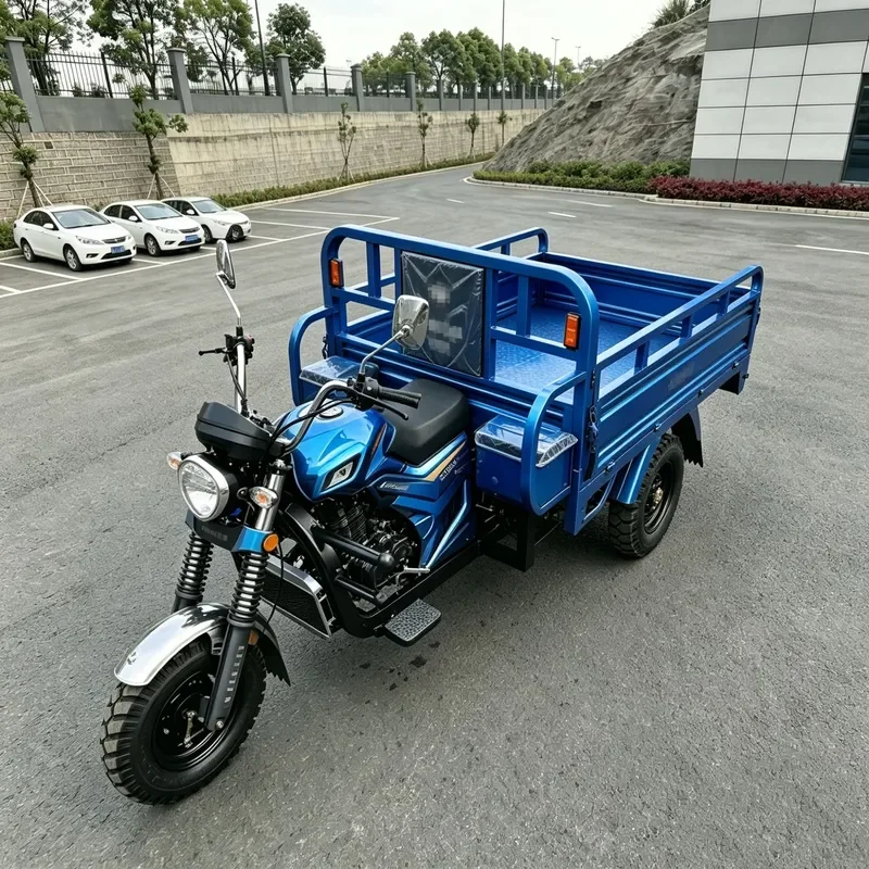 for African Cargo Three-Wheeled Motorcycle Large-Load Trike Agricultural Commercial Transport Vehicle Export Low