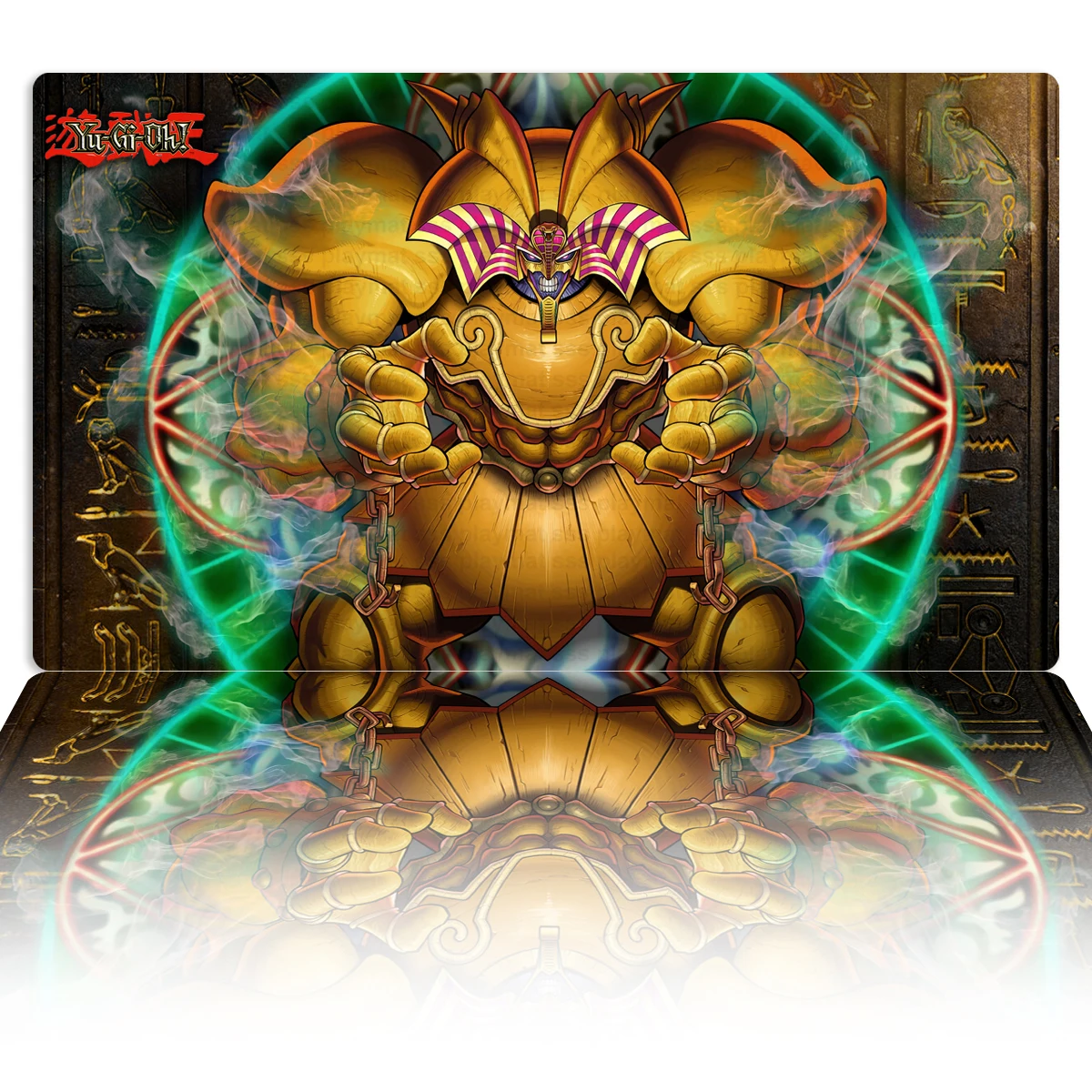 

YuGiOh Exodia Playmat TCG CCG Board Game Mat Trading Card Game Mat Custom Anime Gaming Mouse Pad Rubber Desk Pad Zone & Free Bag