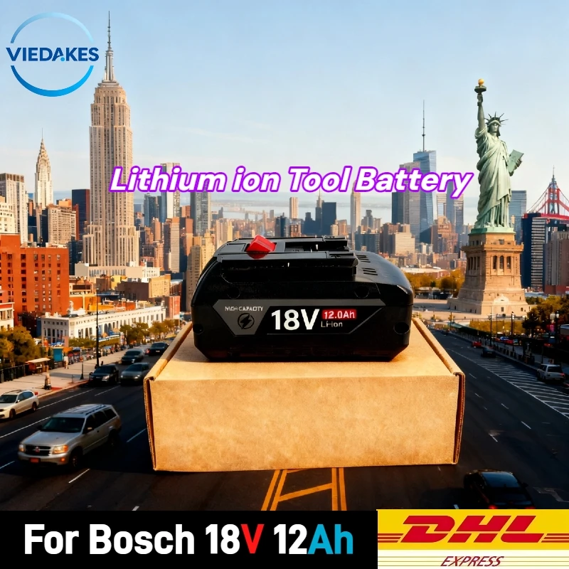 

Original viedakes for BOSCH 18V Battery Rechargeable Battery for BOSCH Battery 18V 6.0AH Existing Tool Rechargeable Battery