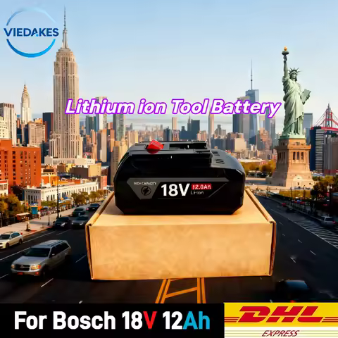 Original viedakes for BOSCH 18V Battery Rechargeable Battery for BOSCH Battery 18V 6.0AH Existing Tool Rechargeable Battery🏅