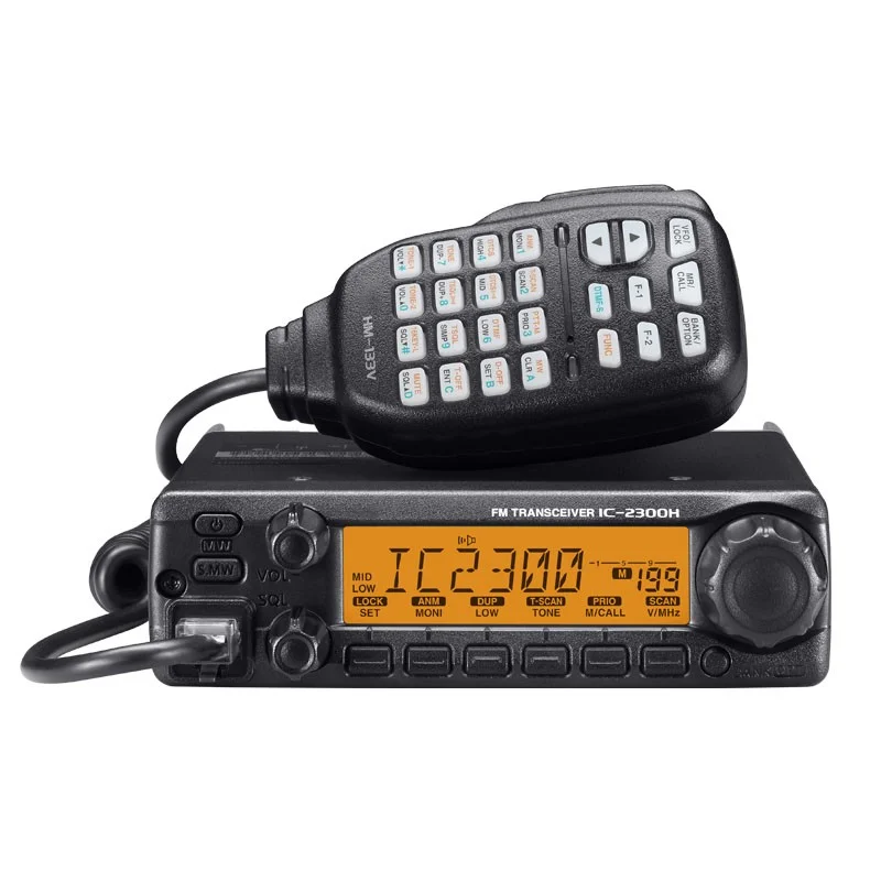 IC-2300H VHF Marine Mobile Radio 65W Car Base Station Radio Over 10KM-50KM Long Range Walkie Talkie FM Transceiver