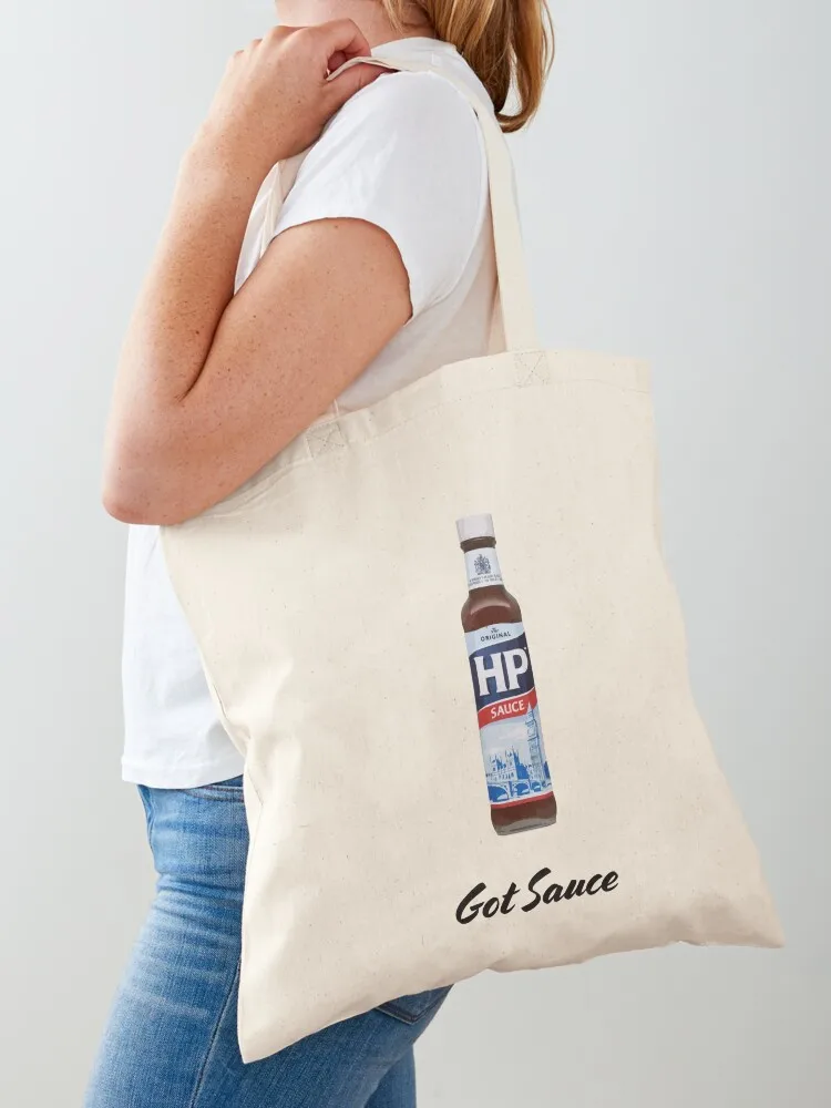 

Got Sauce HP Sauce Brown Sauce Tote Bag Women's beach bags Beach bag Custom bag