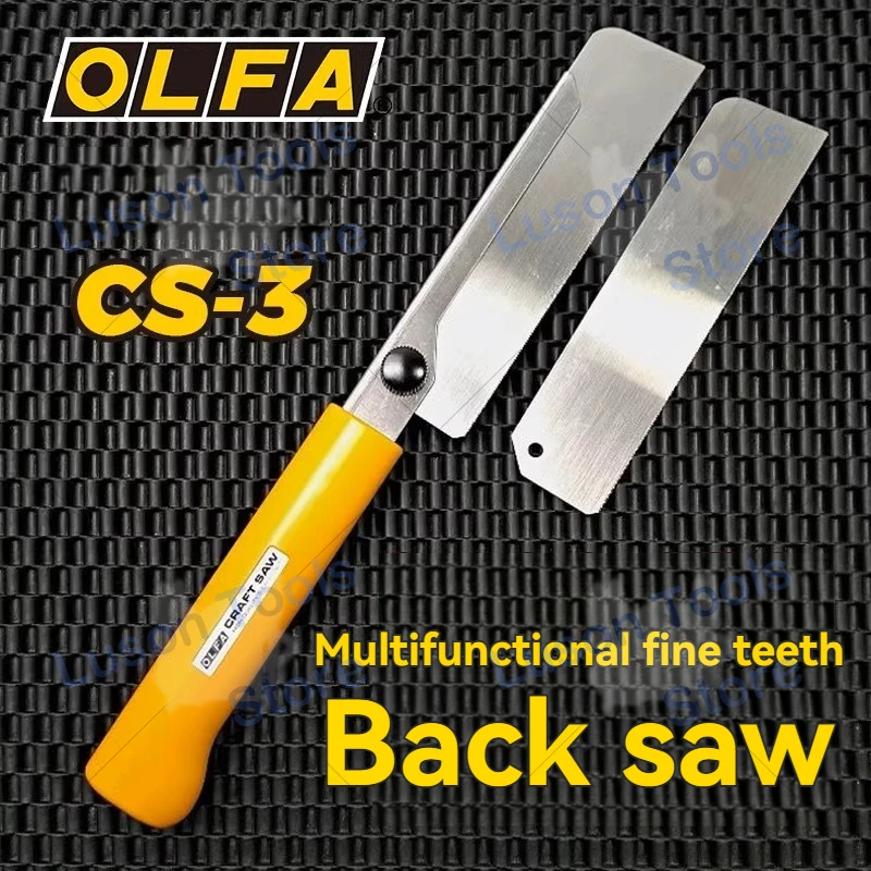 

Japanese original OLFA CS-3 DIY extended saw Knife , precision sawing, plastic wood water pipe handheld small saw, model industrial large hand saw, sharp saw blade (XB125)