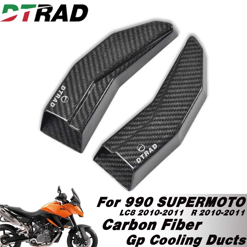 

Motorcycle Gp Brake Cooling Ducts Accessories For 990 SUPERMOTO LC8/R Carbon Fiber Caliper Channel Cooler Air Suspension