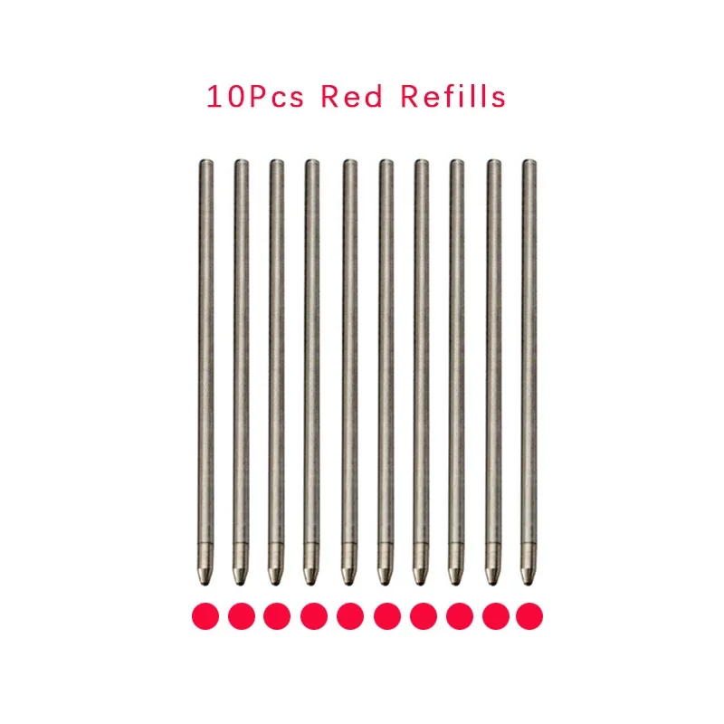Hoogwaardige metalen veelkleurige balpen 4-in-1 balpen 0,7 mm zwart blauw rood vullingen en potloodlood kantoor school schrijven
