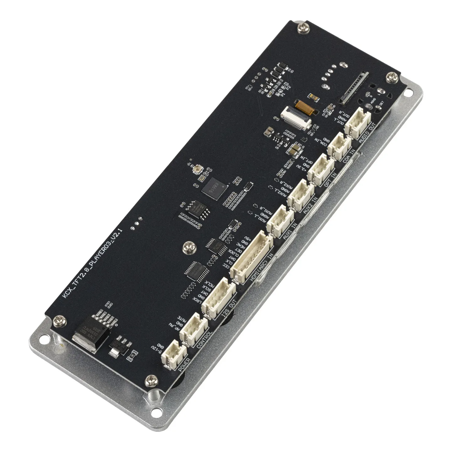 2.8-inch TFT Color Screen Bluetooth Lossless Audio Player Module with Fiber Coaxial SPDIF ARC Decoding I2S