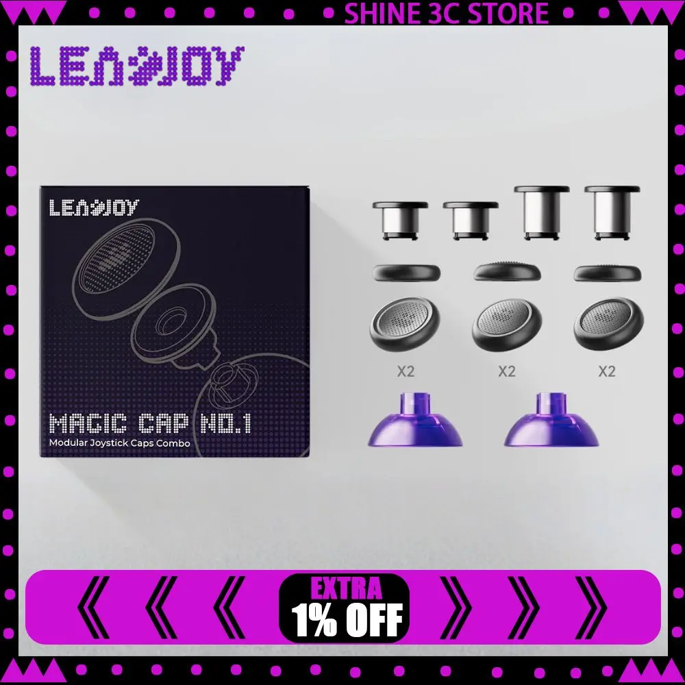 Leadjoy公式Xeno plusゲームコントローラーアクセサリー特別ジョイスティックダイナミックハットNo.1 No.2セットでゲーム体験を向上