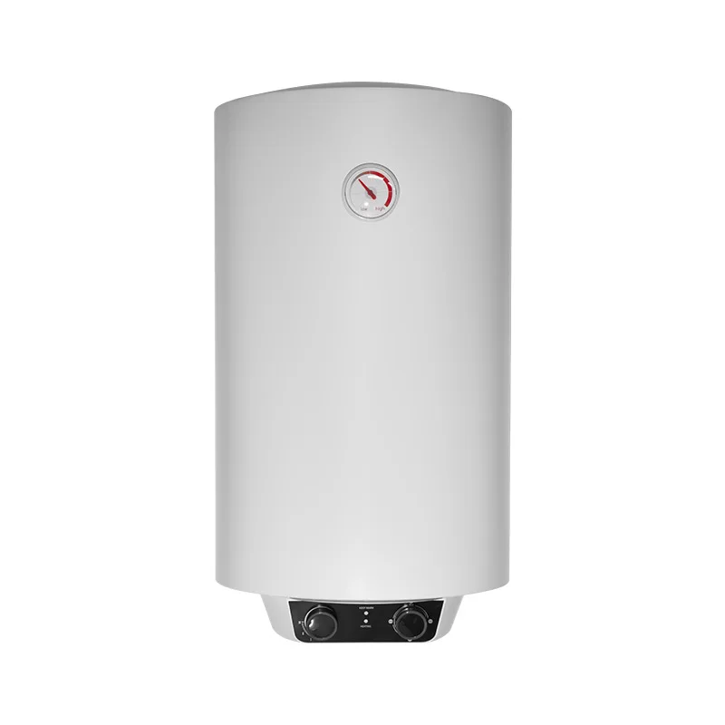 80 liter vertical water heater European water storage drum double knob household 1500W energy saving
