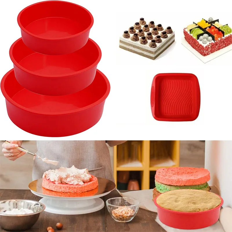 

Non-stick Silicone Baking Mould 6 Cavity Cake Cupcake Donut Heat Resistant Easy Release Dessert Baking Tools Kitchen Essentials