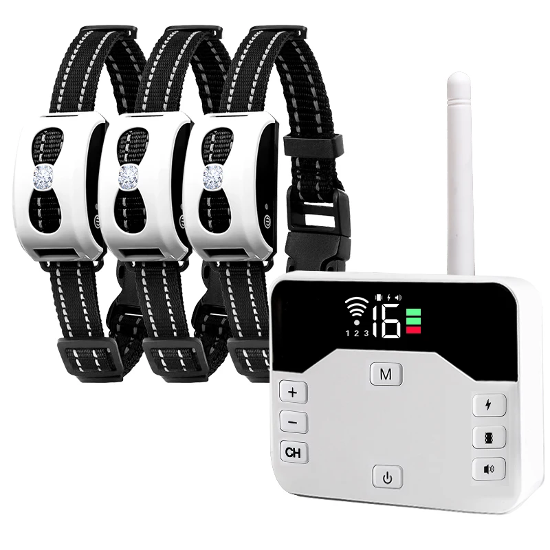 WXRPET 2-in-1 Wireless Dog Fence and Remote Training Collar 6