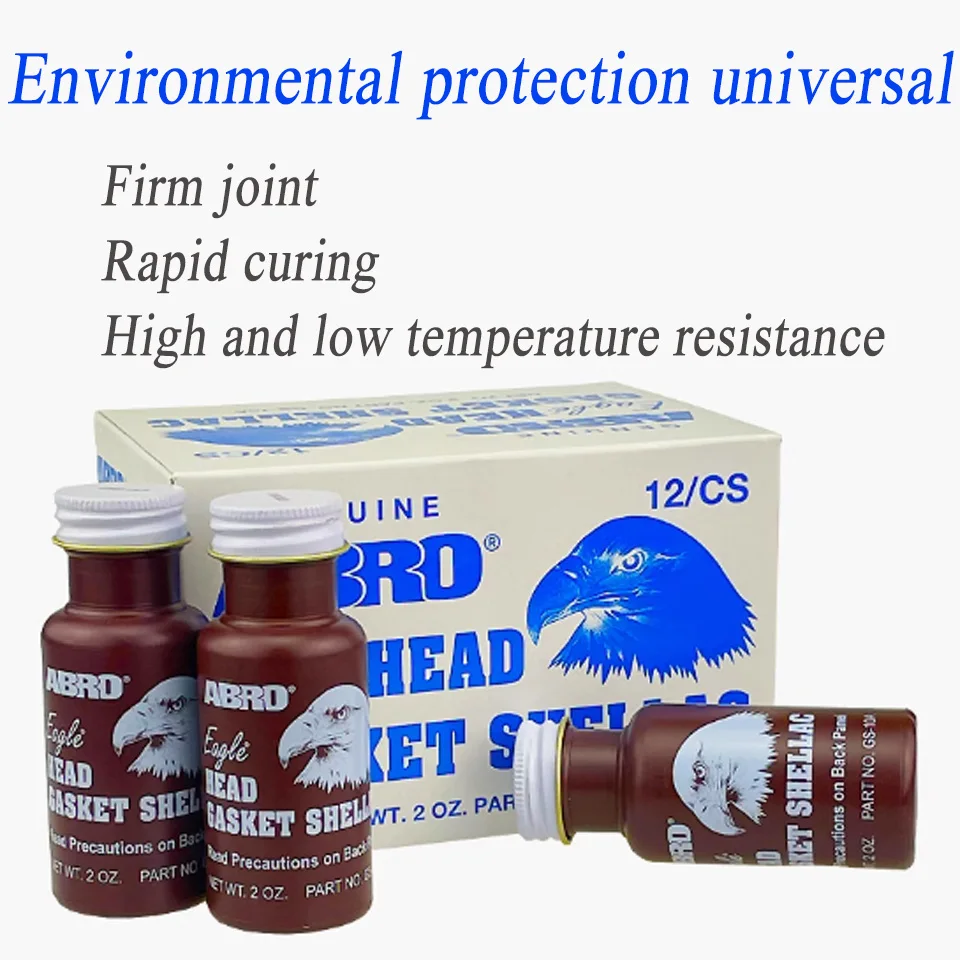 59ml ABRO Cylinder glue Cylinder Bed Rubber Sealant Eagle Car Cylinder Bed Gasket Cylinder Head Flat Gasket Liquid sealant ABRO