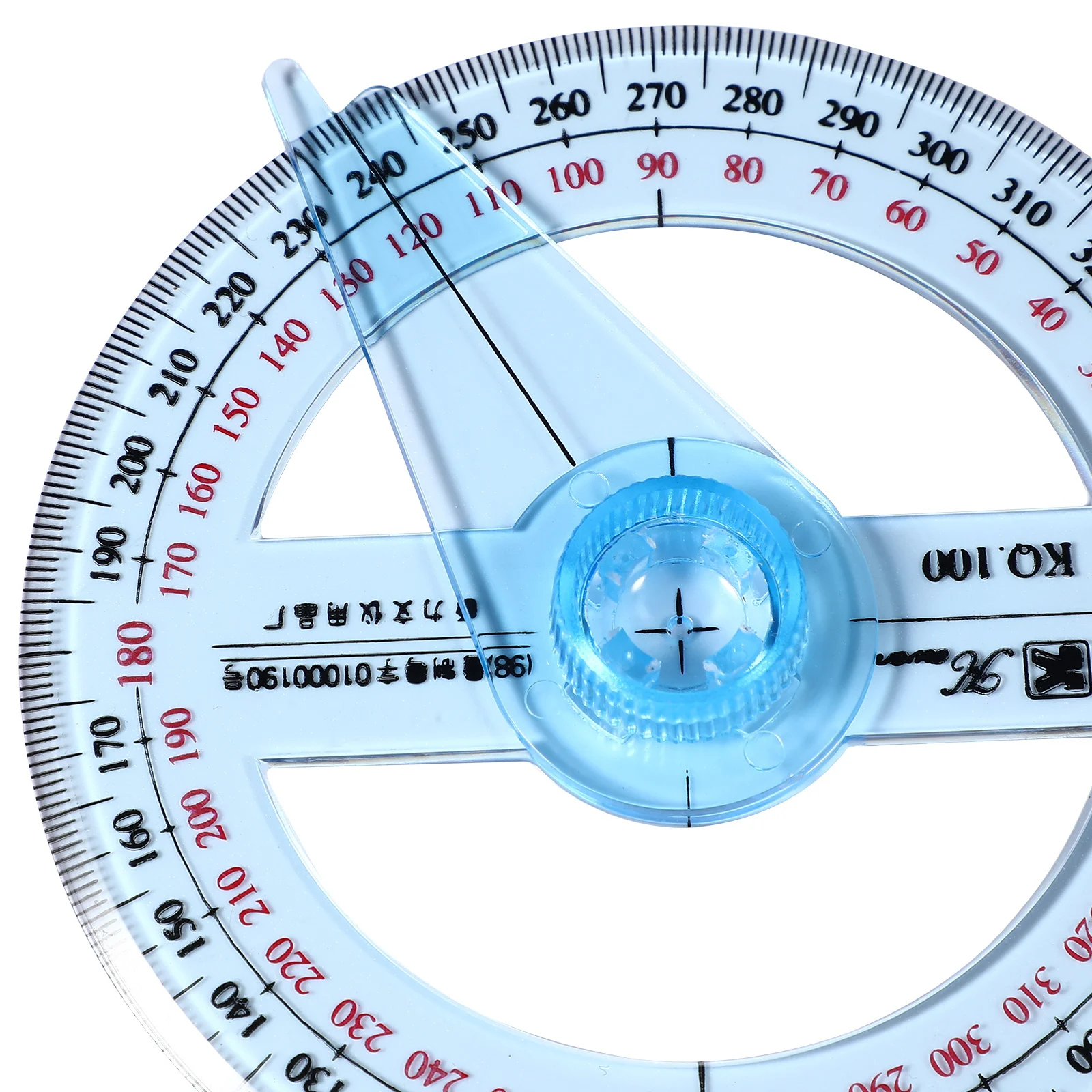 Wielofunkcyjny kątomierz z linijką geometryczną do geometrii Okrągłe kątomierze matematyczne Szkoła