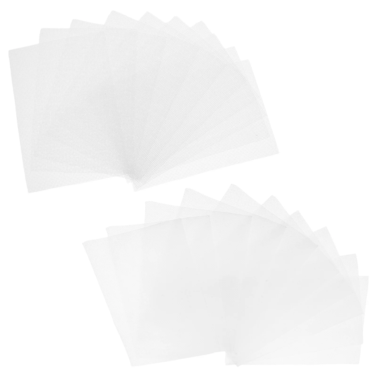 

10 set Handmade Flower Material 7X5 Inch Replacement Mesh Cloth For Diy Paper Craft Kit Screen Frame Pulp Mould Deckle Dried